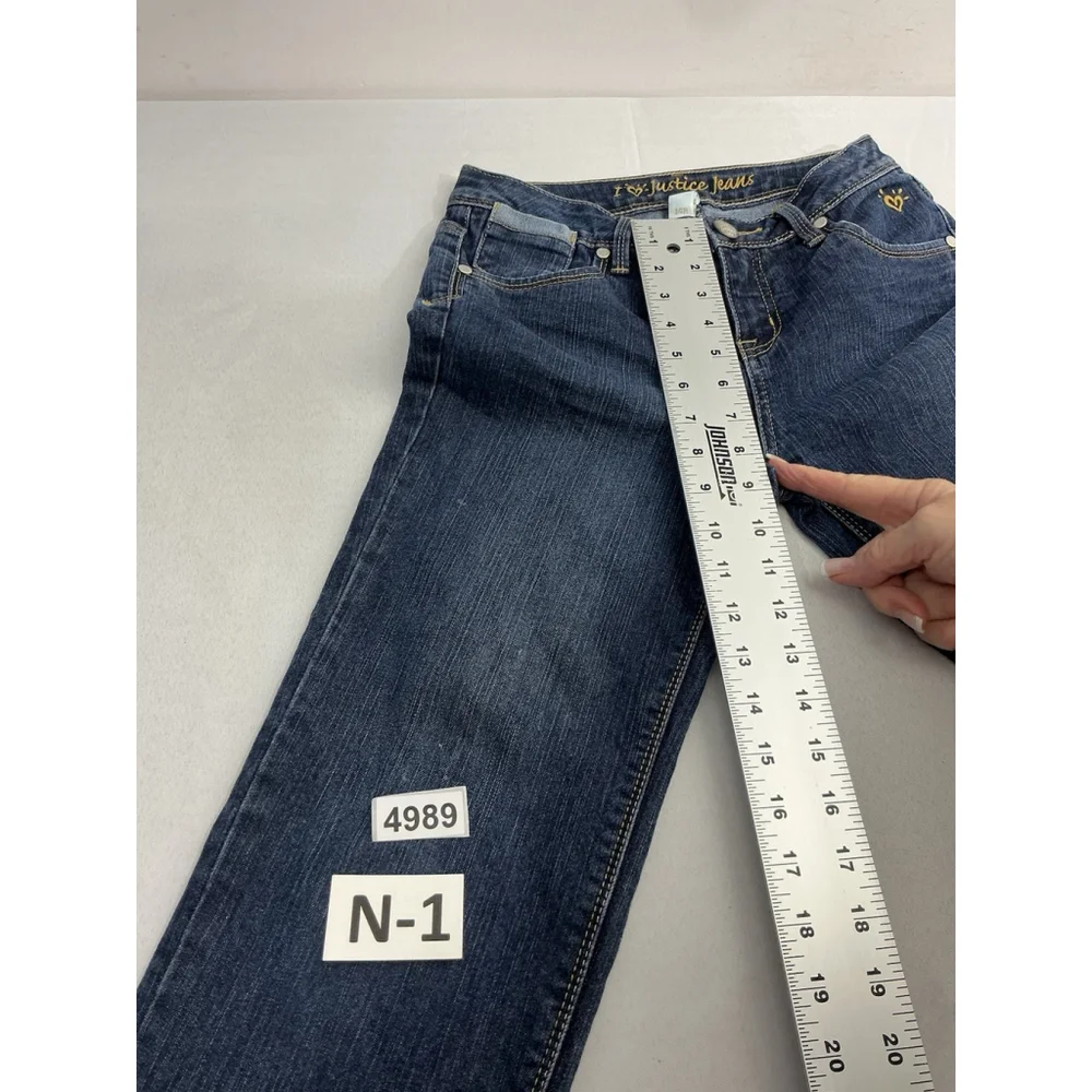Girls Justice Jeans 14 R Blue Jeans